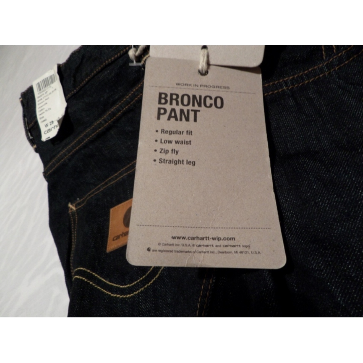 Straight jeans Carhartt Blue size 28 US 